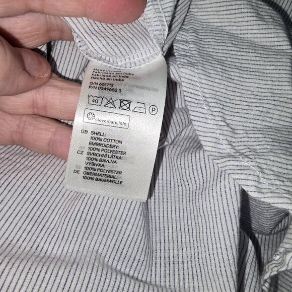 H&M Striped Tunic Blouse / Dress Size 4 - Picture 9 of 9